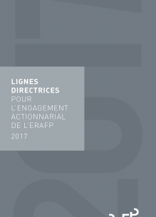 Couverture de l'engagement actionnarial de l'ERAFP - 2017