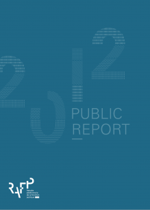 Cover of ERAFP's 2012 Public report
