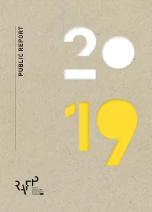 Cover of ERAFP's 2019 Public report