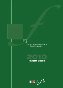 Couverture du rapport annuel 2010 de l'ERAFP