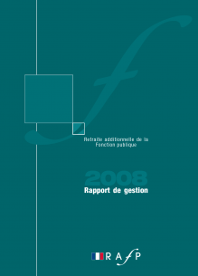 Couverture du rapport annuel 2008 de l'ERAFP