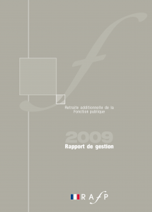 Couverture du rapport annuel 2009 de l'ERAFP
