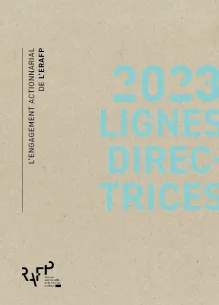 Couverture de l'engagement actionnarial de l'ERAFP - 2023