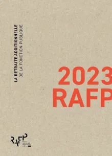Couverture de la plaquette institutionnelle 2023 de l'ERAFP