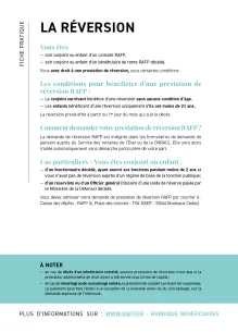 Fiche pratique - La réversion