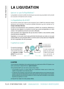 Fiche pratique - La liquidation