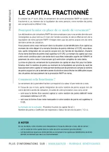 Fiche pratique - Le capital fractionné