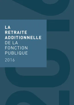 Couverture - Plaquette institutionnelle - 2016