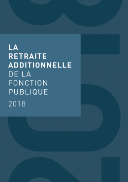 Couverture - Plaquette institutionnelle - 2018