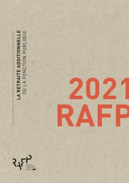 Couverture de la plaquette institutionnelle 2021 de l'ERAFP