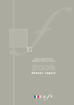 Cover of ERAFP's 2009 public report