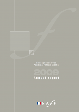 Cover of ERAFP's 2009 public report