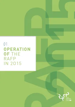 Cover of ERAFP's 2015 Public Report