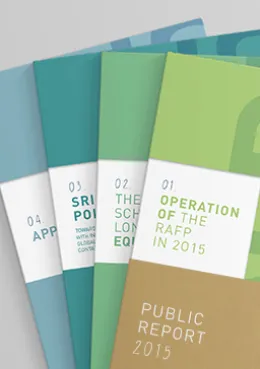 Cover of ERAFP's 2015 Public Report