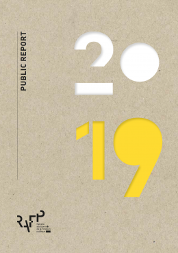 Cover of ERAFP's 2019 Public report