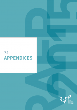 Cover of booklet 4 of ERAFP's 2015 Public Report