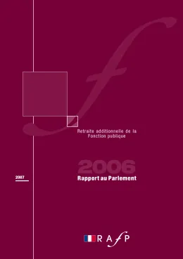 Couverture du rapport annuel 2016 de l'ERAFP