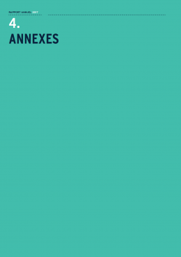 Couverture des annexes du rapport annuel 2017 de l'ERAFP