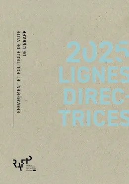 Couverture - Engagement et politique de vote de l'ERAFP - 2025