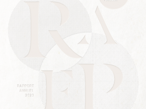 Visuel du rapport annuel de l'ERAFP - 2023
