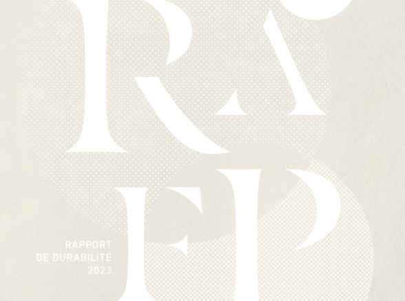 Visuel pour le rapport durabilité - 2023