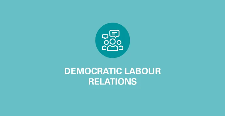 Democratic labour relations