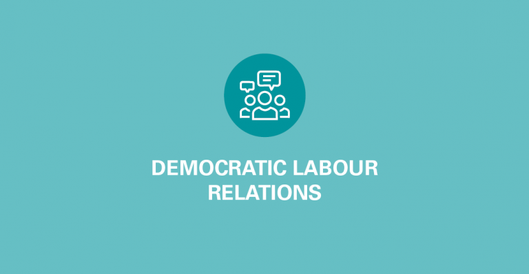 Democratic labour relations