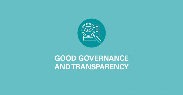Good governance and transparency