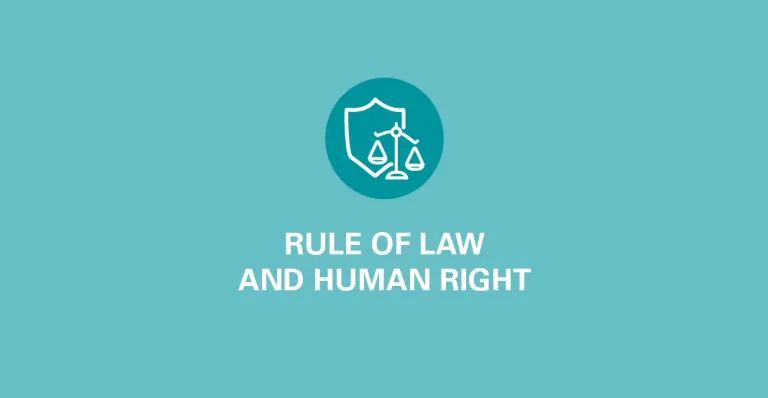 Rule of law and human rights