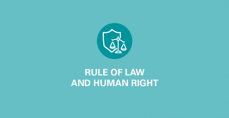 Rule of law and human rights