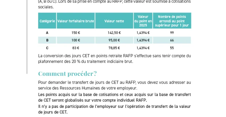 Fiche pratique - Le compte épargne-temps
