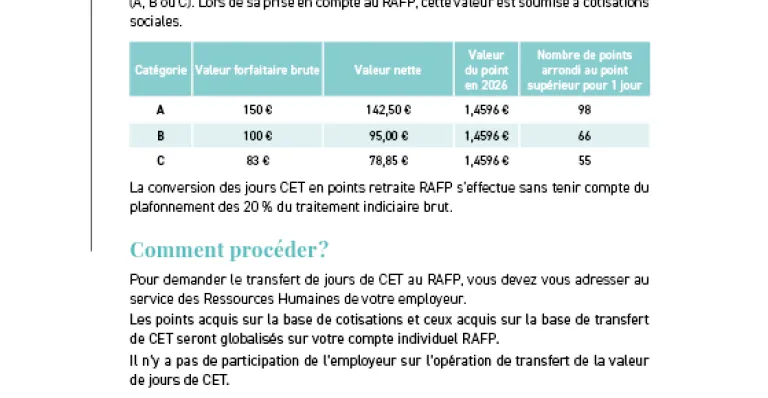 Fiche pratique - Le compte épargne-temps