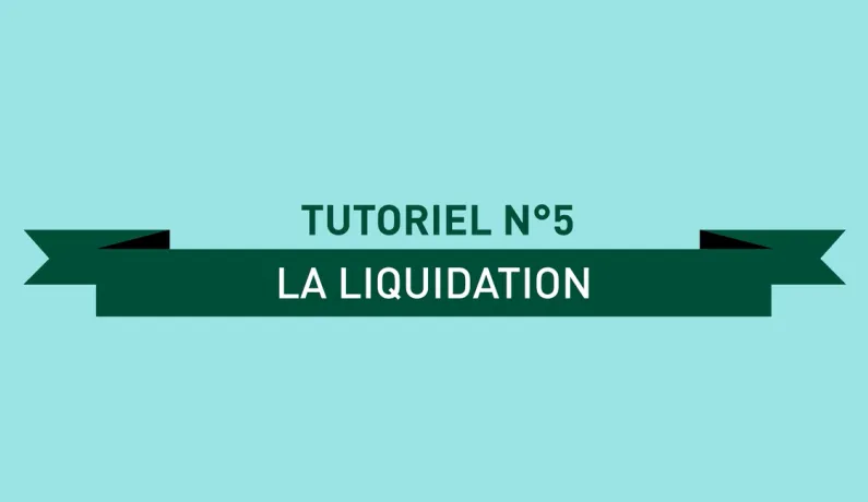 Tutoriel 5 - la liquidation 