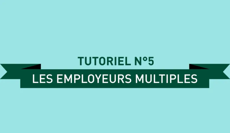 Tutoriel n°5 - les employeurs multiples